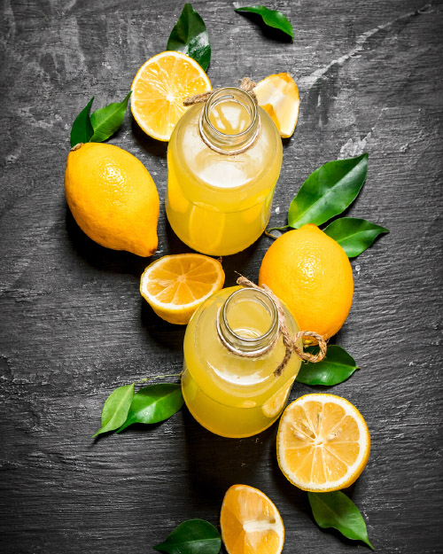 Jugos cítricos concentrados