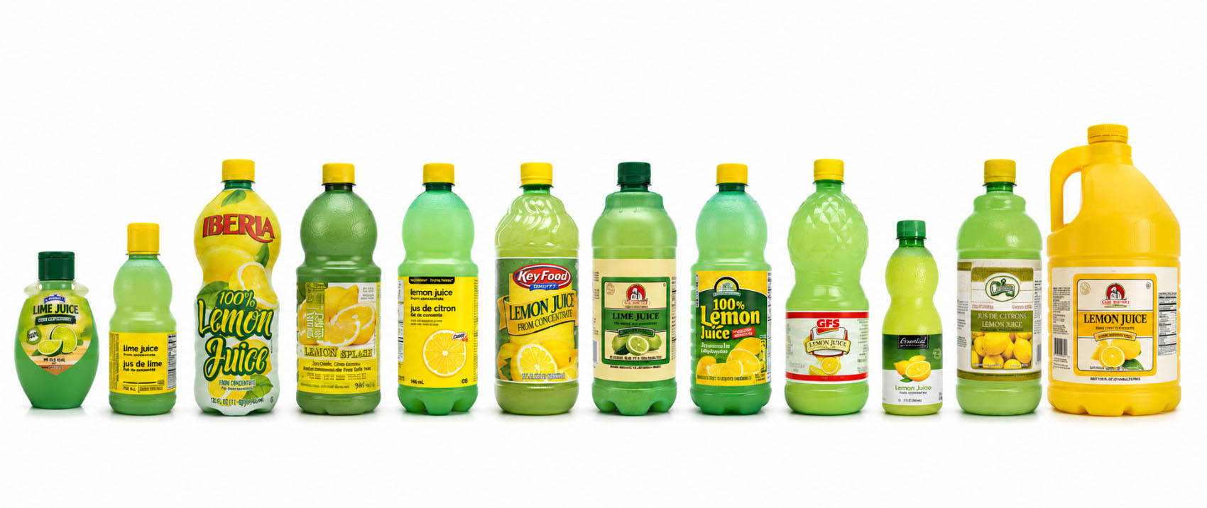 Portafolio de jugos cítricos concentrados de lima y limón Multifoods