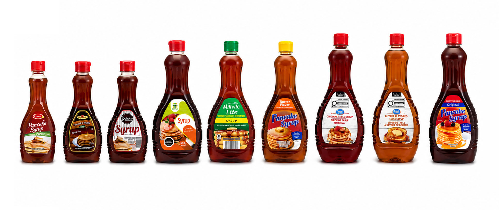 Portafolio de sirope para panqueques Multifoods